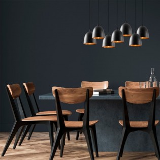 Lámpara colgante Asney (7 luces)