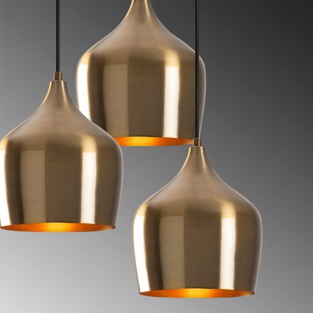 Lámpara colgante Momo Vintage (3 luces)