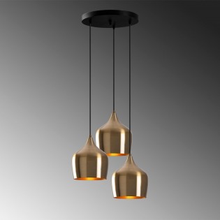 Lámpara colgante Momo Vintage (3 luces)