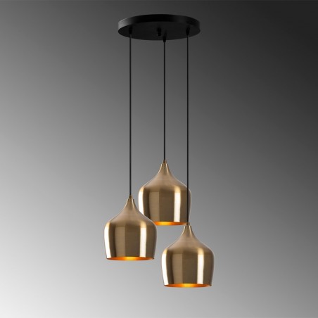 Lámpara colgante Momo Vintage (3 luces)