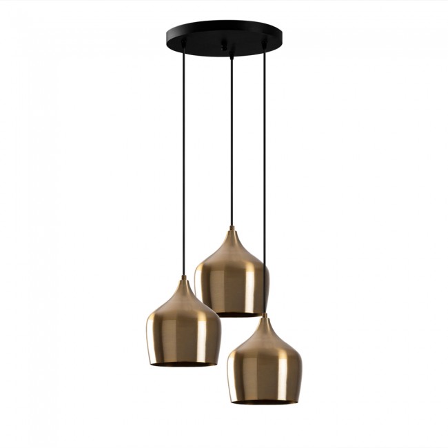Lámpara colgante Momo Vintage (3 luces)