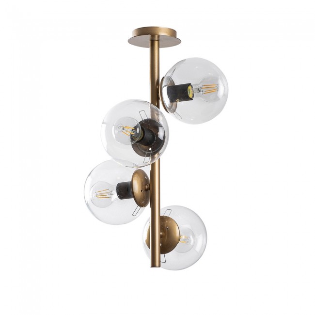 Plafón de techo Sinza Negro (3 luces) Plafón de techo Sinza Negro (3 luces)