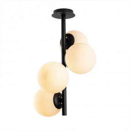 Plafón de techo Sinza II Opal (4 luces)