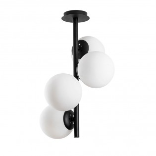 Plafón de techo Sinza II Opal (4 luces)