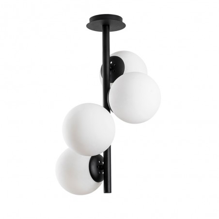 Plafón de techo Sinza II Opal (4 luces)