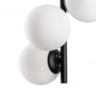 Plafón de techo Sinza II Opal (4 luces)