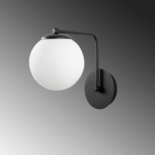 Aplique de pared Marga Negro