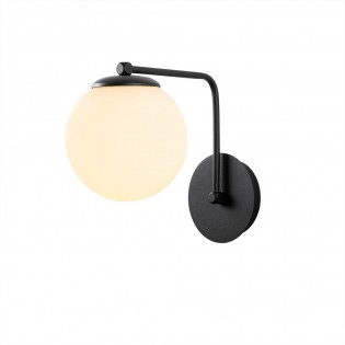Aplique de pared Marga Negro