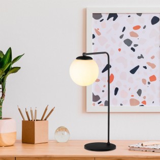 Lámpara de mesa Marga Negro
