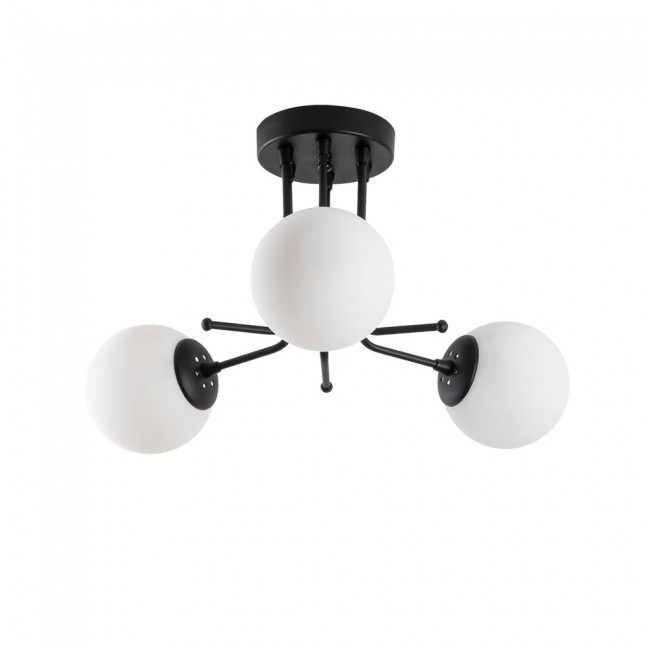 Plafón de techo Marga Negro (3 luces) Plafón de techo Marga Negro (3 luces)