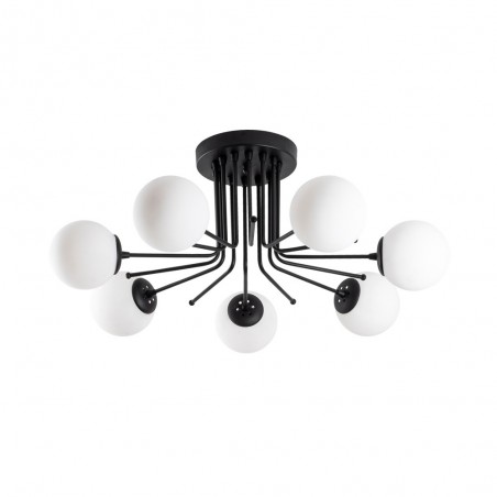 Ceiling Flush Light Marga Black (7 lights)