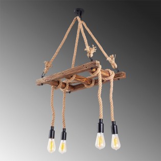 Lámpara colgante Gentry (4 luces)
