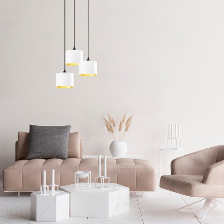 Cluster Pendant Lamp Harvey 20 White (3 lights)
