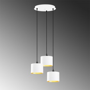 Lámpara colgante Harvey Blanco (3 luces)