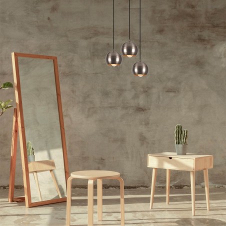 Cluster Pendant Lamp Harvey 15 Platin (3 lights)