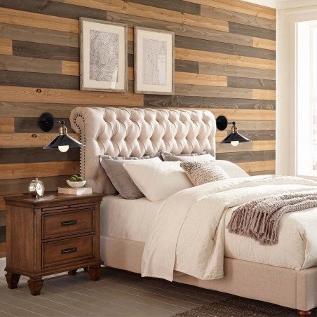 Aplique de pared Harvey 30 Negro