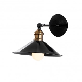 Aplique de pared Harvey 30 Negro