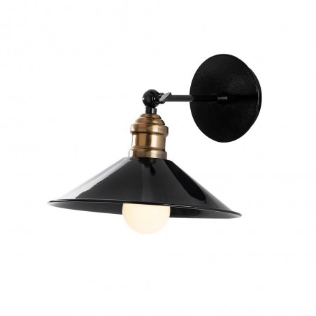 Aplique de pared Harvey 30 Negro