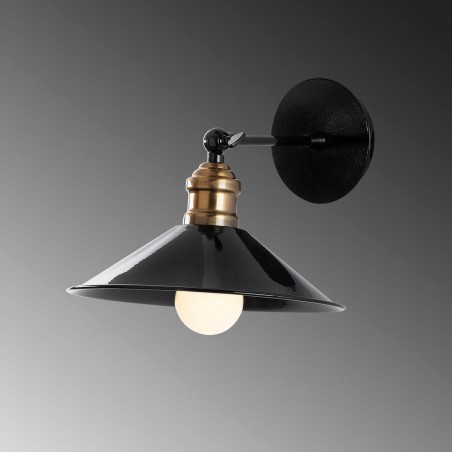 Aplique de pared Harvey 30 Negro