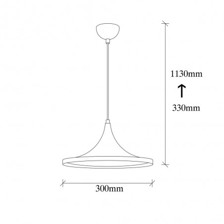 Ceiling Lamp Harvey 30 Black