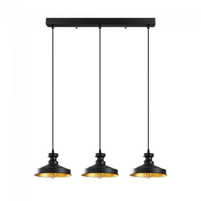 Pendant Bar Light Harvey 22 Black II (3 lights) Pendant Bar Light Harvey 22 Black II (3 lights)