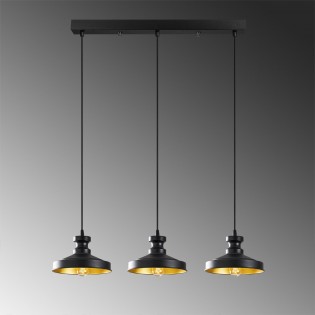 Regleta colgante Harvey II (3 luces)
