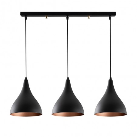 Pendant Track Light Harvey 22 Black (3 lights)