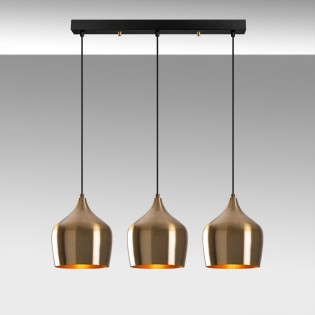 Regleta colgante Harvey Vintage (3 luces)