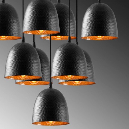 Ceiling Lamp Asney 16 Black (9 lights)