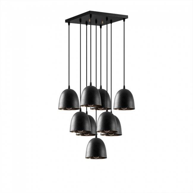 Lámpara de techo Asney 16 Negro (9 luces) Lámpara de techo Asney 16 Negro (9 luces)
