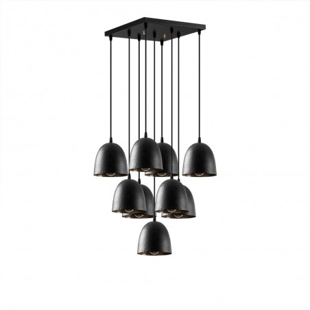 Lámpara de techo Asney 16 Negro (9 luces)