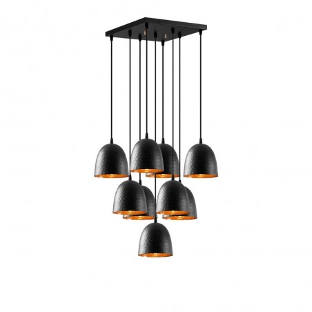 Lámpara de techo Asney 16 Negro (9 luces)