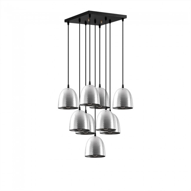 Lámpara de techo Asney 16 Plata (9 luces)