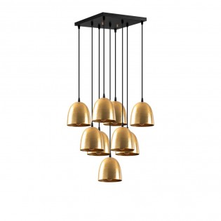 Ceiling Lamp Asney 16 Gold (9 lights)