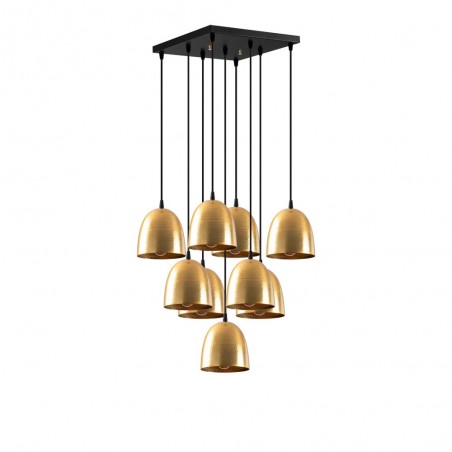 Lámpara de techo Asney 16 Oro (9 luces)
