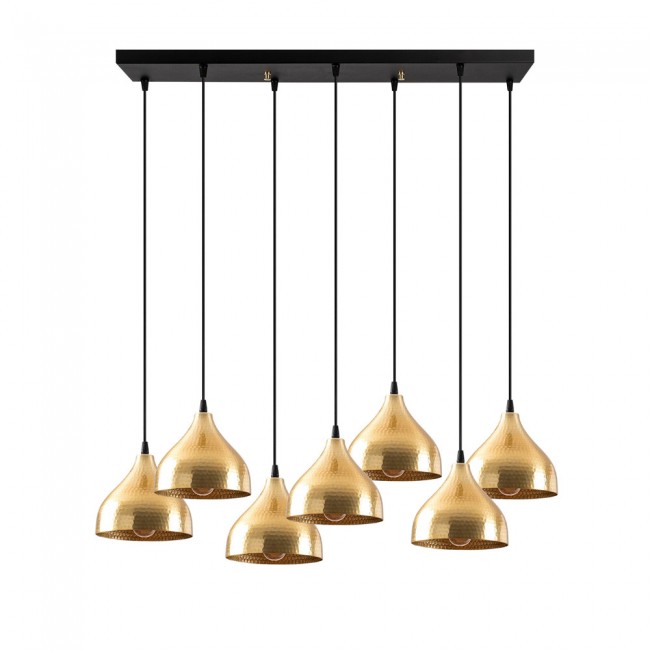 Pendant Lamp Asney 18 Gold (7 lights) Pendant Lamp Asney 18 Gold (7 lights)