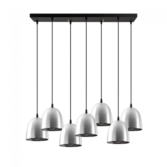 Pendant Lamp Asney 18 Silver (7 lights)