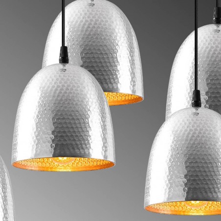 Pendant Lamp Asney 18 Silver (7 lights)