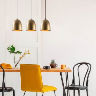 Regleta de techo Asney 20 Oro (3 luces)