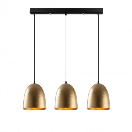 Regleta de techo Asney 20 Oro (3 luces)