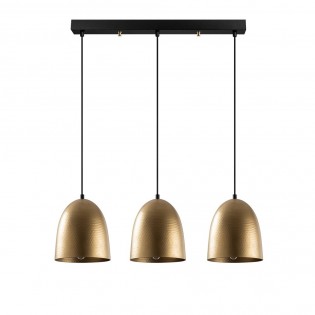 Regleta de techo Asney 20 Oro (3 luces)
