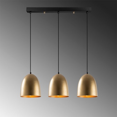 Regleta de techo Asney 20 Oro (3 luces)