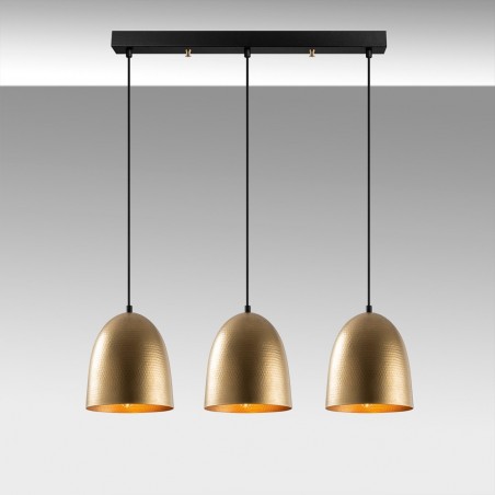 Regleta de techo Asney 20 Oro (3 luces)