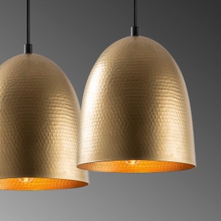 Regleta de techo Asney 20 Oro (3 luces)