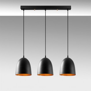 Regleta de techo Asney 20 Negro (3 luces)