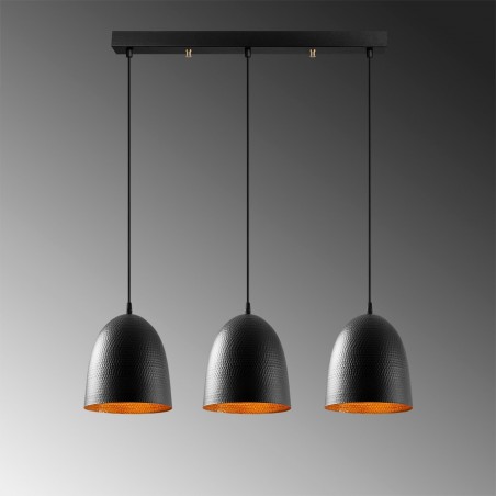 Regleta de techo Asney 20 Negro (3 luces)