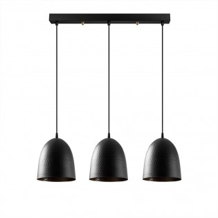 Regleta de techo Asney 20 Negro (3 luces)