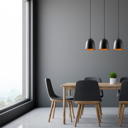 Ceiling Track Light Asney 20 Black (3 lights)