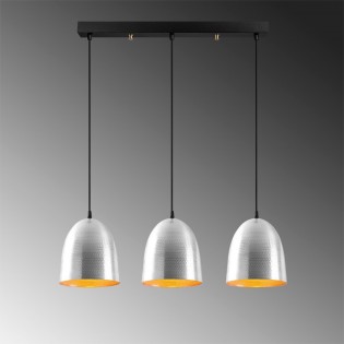 Ceiling Track Light Asney 20 Silver (3 lights)