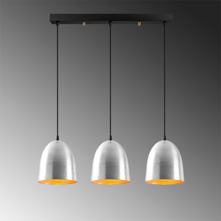 Ceiling Track Light Asney 20 Silver (3 lights)